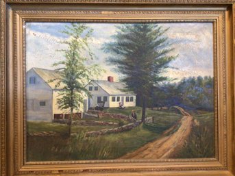 18th/19th Century European School, Country Farmhouse