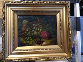 Attr. William Harding Smith, Br. 1848-1922, Still Life With Butterfly, 1877