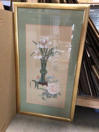 19th Century Chinese School, Vase With Iris