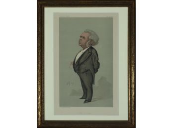 After Vincent Brooks - 'Prime Minister M. Charles Floquet, Vanity Fair, June 16, 1888, 'Vive La Pologne''