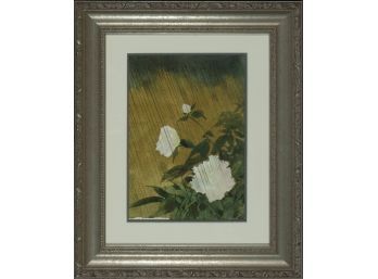 William Preston (Am. 20th Century) - Rainy Rosebush