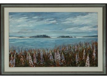 John Swan (Am. 20th Century) - 'Lupines, 1985'