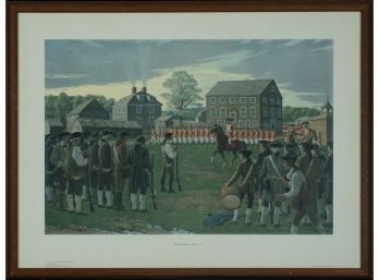After Aiden Lassell Ripley (Am 20th-21st Century) - 'Disperse Ye Rebels And Lay Down Your Arms, 1775' I