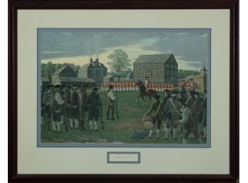 After Aiden Lassell Ripley (Am 20th-21st Century) - 'Disperse Ye Rebels And Lay Down Your Arms, 1775' II