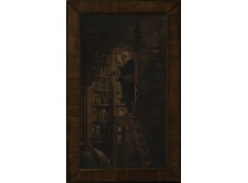 After Carl Spitzweg (Ger. 1808-1885) - 'The Bookworm'