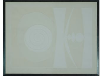 Angelo Savelli (Italian 1911-1995) - 'The City Going Moon' 1964