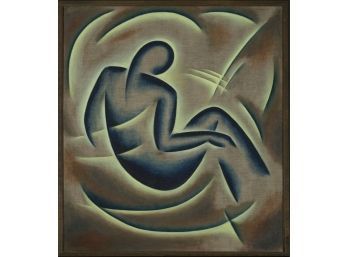 Natalie Briggs (Am. 20th Century) - 'Reading' 1972