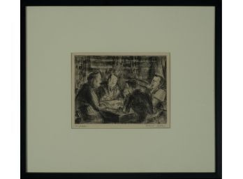 Richard Lahey (Maine, District Of Columbia, New Jersey (1893 - 1978) - The Card Game