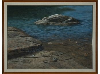 John Dehlinger (Am. 20th Century) - 'Gull Rock'