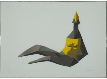 Lynn Chadwick (British 1914-2003)- 'Reclining Figure' 1969