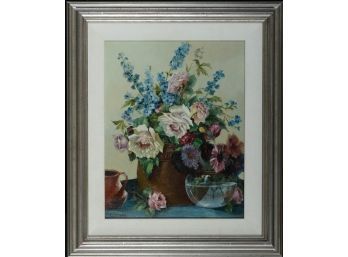 American School - Delphinium And Rose