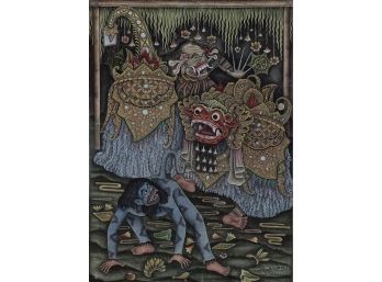 DW NJM Sura (Balinese 20th-21st Century) - Chasing Dragons