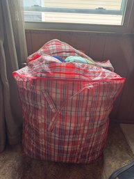 Vintage Yarn Lot In Vintage Large Tote Bag