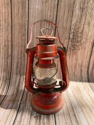 Vintage Winged Wheel Oil Lamp