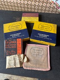 Vintage Musical Strings And More Lot