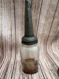Vintage Oil Jar And Spout