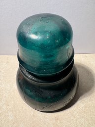 Vintage Brockfield 8 Glass Insulator