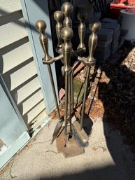 Vintage Fireplace Poker Set