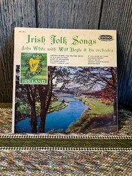 John White With Wilf Doyle & His Orchestra Irish Folk Songs Vinyl