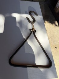 Antique Dinner Triangle With Hook