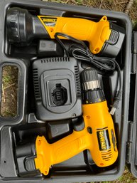 Dewalt DW952 Cordless Drill / Drive & Light With Charger In Case!