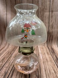 Glass Oil Lamp