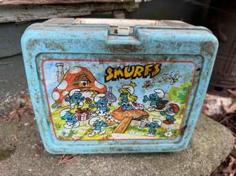 Vintage Smurf Lunchbox