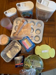 Mixed Lot Of Baking Supplies