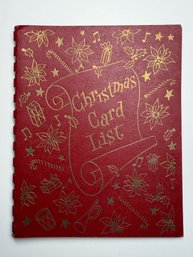 Christmas Card List
