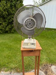 Vintage 12 Inch Oscillating Fan