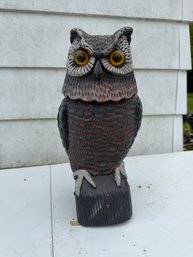 Outdoor Owl Statue