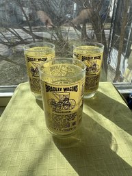 Vintage Wendy's  Bradley Wagons Drinking Glasses