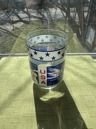 Vintage 1970s Libbey Apollo 13 Commemorative Drinking Glass