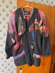 Braetan Women's Southwestern Style Fringe Jacket Coat