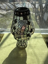 Handmade Mosaic Glass Candle Holder