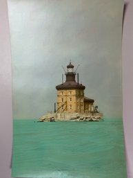 Vintage Lighthouse Photo