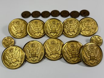 Military Buttons Lot