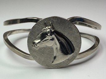 Horse Head Clamper Bracelet