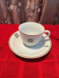 World's Greatest Restaurants Demitasse Collection Porcelain Cup And Saucer