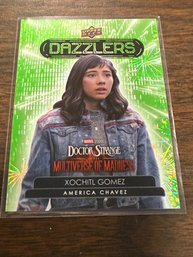 2024 Upper Deck Marvel Studios Series 2 'Blue Dazzlers' Trading Card Featuring Xochitl Gomez