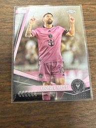 2024 Topps Chrome MLS Soccer Trading Card Featuring Lionel Messi