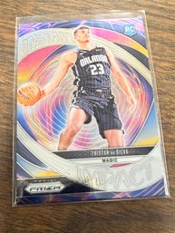 2024-25 Panini Prizm Tristan Da Silva Instant Impact Basketball Trading Card