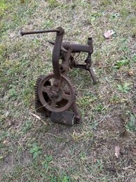 Industrial Gears Implement Lawn Art