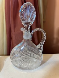 Glass Pitcher With Glass Stopper