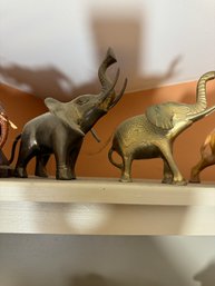 Brass Elephant African Artwork