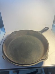Griswold 80 1103 Antique Cast Iron Double Skillet Top Side?