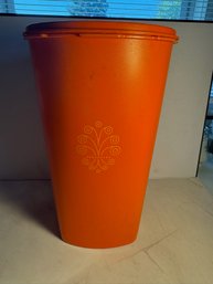 Tupperware Container Vintage Orange