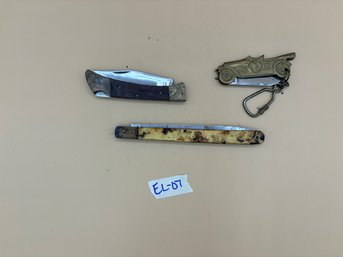 Lot Of Three Vintage Pocket Knifes