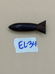 Vintage Metal Toy Bomb