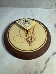Blue Moon Pottery Stoneware Wall Hanging Plaque Decor